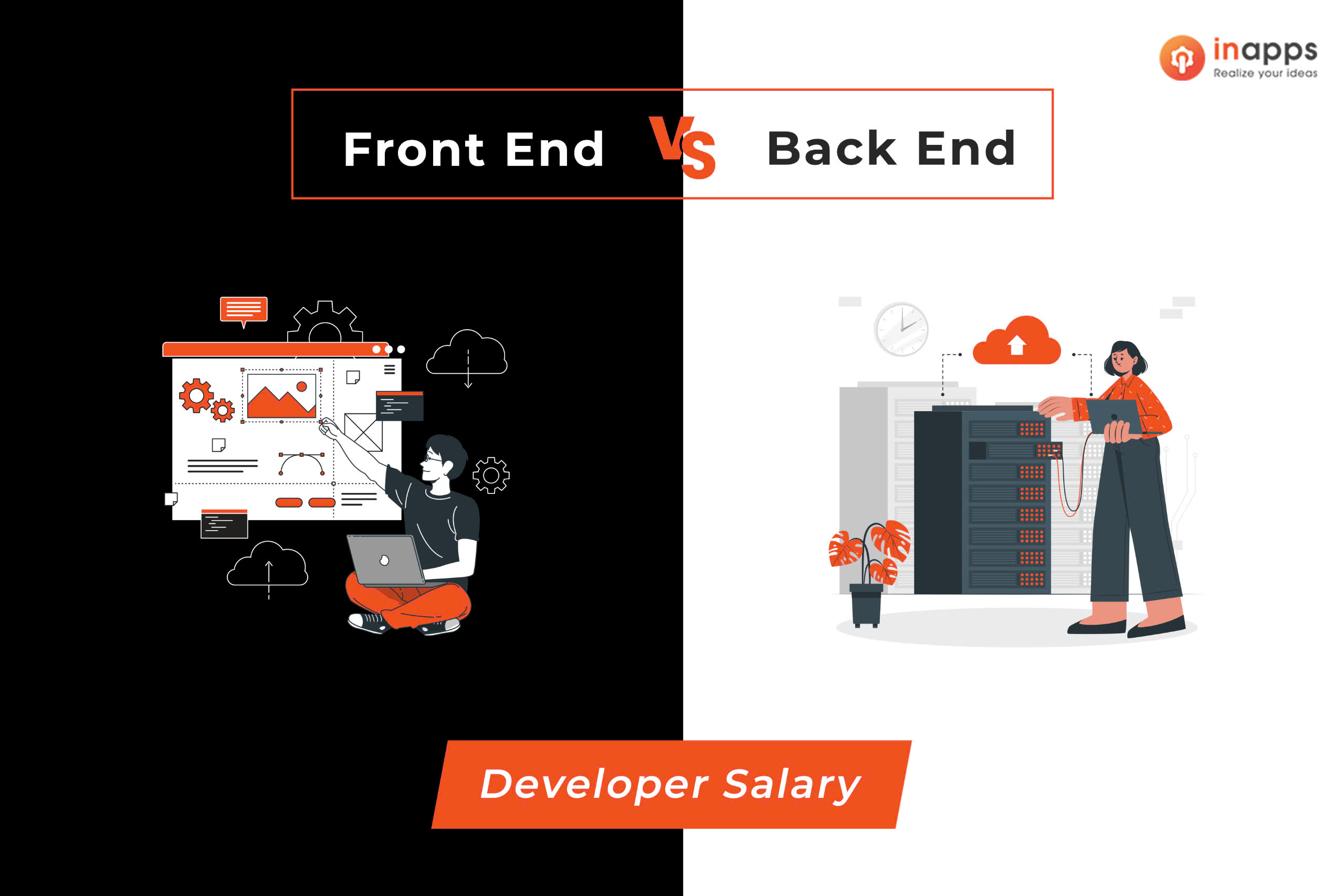 Front End vs Back End Developer Salary